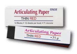 Articulating paper (Vortex) Папір артикуляційний, 12x12 шт