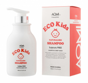 Шампунь для волосся дитячий органічний AOMI Eco Kids Shampoo (500 ml) (8809292135528)