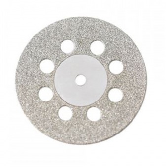 Алмазний диск Microdont 22/8 мм (двосторонній, з перфорацією, середня абразивність) ref.40.607.006