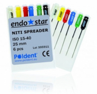 Эндофайлы Poldent Endostar NiTi Finger Spreaders (25 мм)