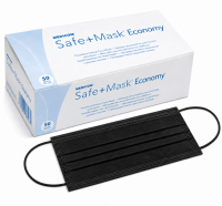 SAFE+MASK Economy, 50 шт (Medicom) Маски медицинские с петлями для ушей, 17,5х9 см