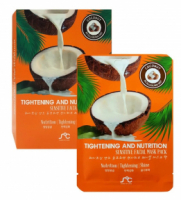 Маска для лица с эффектом лифтинга Sense of Care Coconut Mask Pack Tightening and Nutrition Sensitive Facial (25 мл) (8809520941136)