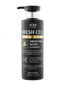 Шампунь для волосся проти випадання зі стовбуровими клітинами AOMI Fresh cell Hair Scalp (500 ml) (8809292135696)