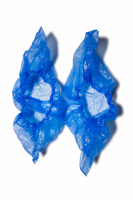 Бахилы одноразовые полиэтиленовые Medicom, голубые (15х36 см, 50 шт)