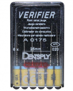 Verifier, 25 мм (Dentsply) Інструмент для калібрування, 6 шт