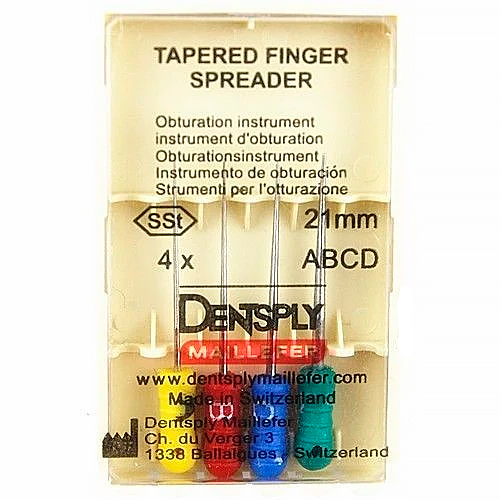 Finger Spreaders (Dentsply) Спредери для латеральної конденсації гуттаперчі