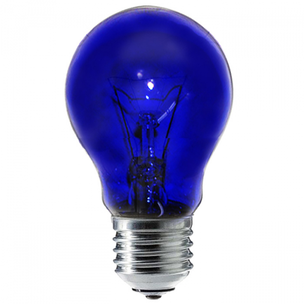 Лампа синя Viola 230В-60Вт Е27 (для теплового випромінювання)