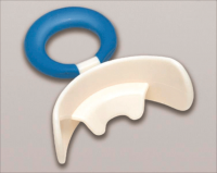 Вестибулярная пластинка Dr.Hinz OS/C2 жесткая, синее кольцо, с козырьком