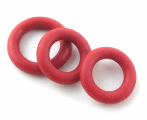 Кільце силікон (червоне) Ekom D50х2