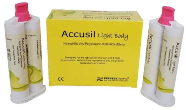 Accusil Light Body (Prevest DenPro) Відбитковий матеріал, 2x50 мл (REF 70005)