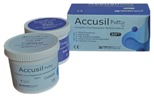 Accusil Putty Soft (Prevest DenPro) Відбитковий матеріал, 2х300 мл (REF 70004)