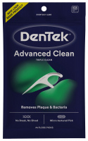 Флосс-зубочистки DenTek Тройное очищение