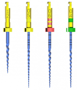 AF BLUE ROTARY, 25 мм, конусність - 06 (FANTA) Машинні файли, NiTi, 6 шт