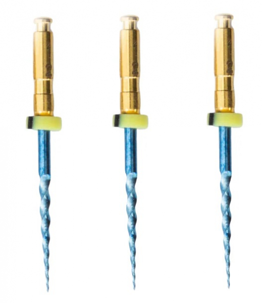 AF Blue S One, 19 мм, Open File (FANTA) Машинні файли, NiTi, 3 шт