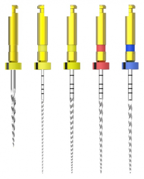 AF ROTARY, 25 мм, конусність - 04 (FANTA) Машинні файли, NiTi, 6 шт