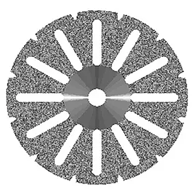 Диск алмазний КМІЗ Агрі акрил (12 прорізів, діаметр 22 мм)