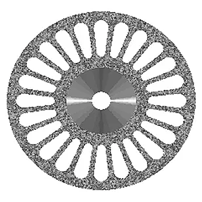 Диск алмазний КМІЗ Агрі (24 прорізи діаметр 22 мм)