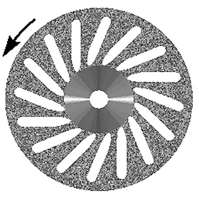 Диск алмазний КМІЗ Агрі коса проріз (діаметр 22 мм)