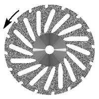 Диск алмазный КМИЗ Агри наклонный акрил (диаметр 22 мм)