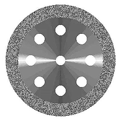 Диск алмазный КМИЗ Агри ободок с восемью отверстиями (диаметр 22 мм)