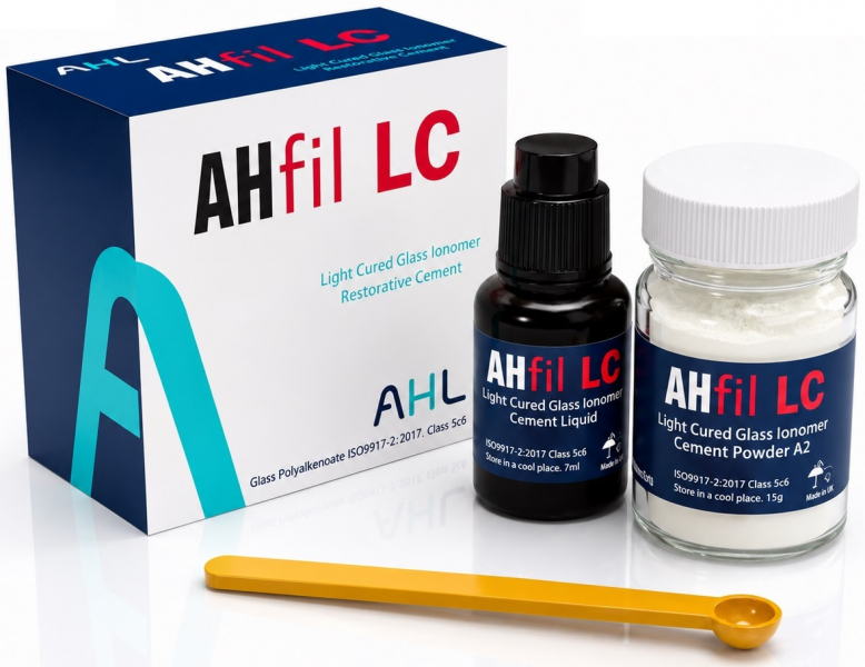 AHfil LC GI Rest Cem, 15 г + 6 мл (AHL) Реставрационный фотополимерный стеклоиономер