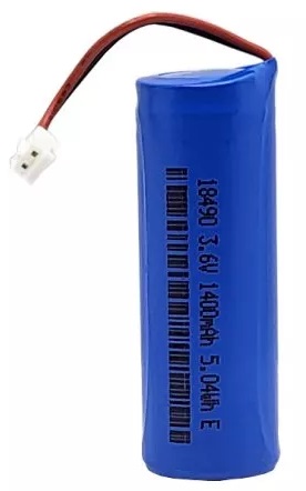 Акумулятор 18490 1400мА 3.6V (2-х контактний) для Led D, Led E, iLed, O-Light