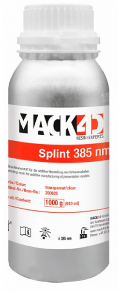 Splint Mack4D (Dentona) Зуботехнічна смола для 3D друку
