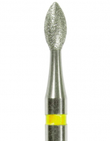 Алмазный бор Okodent 367.016 EF (бутон, желтый, экстра-мелкая абразивность)