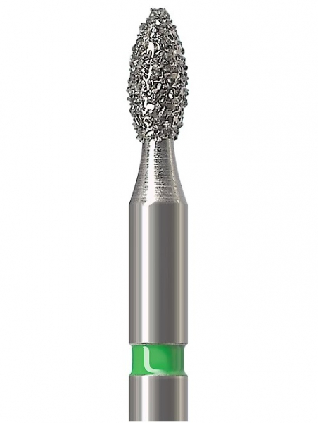 Алмазний бор Okodent 368 C (бутон, зелений, груба абразивність)