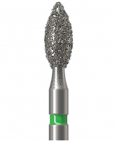 Алмазний бор Okodent 368 C (бутон, зелений, груба абразивність)