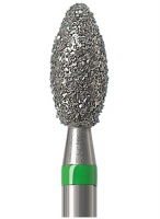 Алмазный бор Okodent 369.025 C (оливка, зеленый, грубая абразивность)