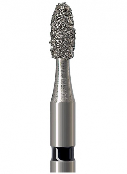 Алмазный бор Okodent 379 SC (оливка, черный, супер-грубая абразивность)