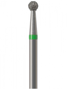 Алмазный бор Okodent 801 C (сферический, зеленый, грубая абразивность)