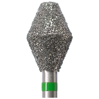 Алмазний бор Okodent 811 C (ромб, зелений, груба абразивність)