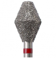 Алмазный бор Okodent 811.047 F (ромб, красный, мелкая абразивность)