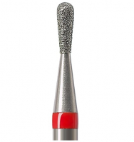 Алмазний бор Okodent 822 F (грушоподібний, червоний, дрібна абразивність)