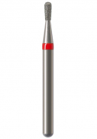 Алмазний бор Okodent 830 F (грушоподібний, червоний, дрібна абразивність)