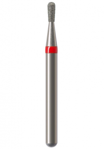 Алмазний бор Okodent 830 F (грушоподібний, червоний, дрібна абразивність)
