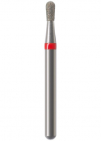 Алмазний бор Okodent 830 F (грушоподібний, червоний, дрібна абразивність)