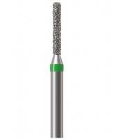 Алмазный бор Okodent 836 C (цилиндрический, зеленый, грубая абразивность)