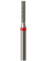Алмазный бор Okodent 836 F (цилиндрический, красный, мелкая абразивность)