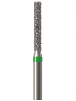 Алмазний бор Okodent 837 C (циліндричний, зелений, груба абразивність)
