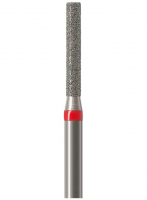 Алмазний бор Okodent 837 F (циліндричний, червоний, дрібна абразивність)