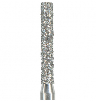 Алмазный бор Okodent 837 SC (цилиндрический, черный, супер-грубая абразивность)