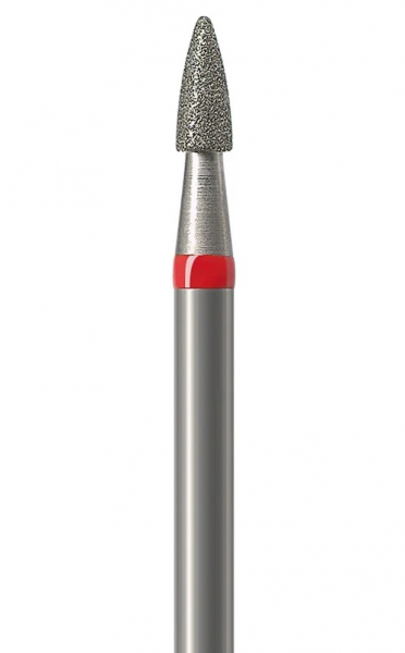 Алмазный бор Okodent 844.016 F (специальный, красный, мелкая абразивность)