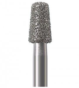 Алмазный бор Okodent 845KR M (конус с плоским концом, синий, средняя абразивность)
