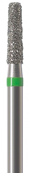 Алмазный бор Okodent 846KR.016 C (цилиндр, зеленый, грубая абразивность)