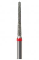 Алмазний бор Okodent 850 F (конус заокруглений, червоний, дрібна абразивність)