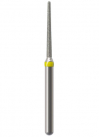 Алмазний бор Okodent 850 SF (закруглений конус, жовтий, екстра-дрібна абразивність)