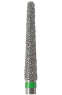Алмазный бор Okodent 850L C (конус заокругленный, зеленый, грубая абразивность)